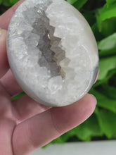 Load and play video in Gallery viewer, EGG CARVING - DRUZY AGATE
