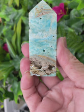 Load and play video in Gallery viewer, HEMIMORPHITE CALAMINE OBELISK
