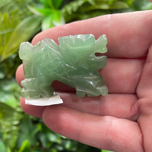 DRAGON CARVING GREEN AVENTURINE