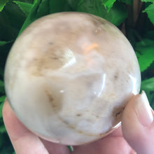 Load image into Gallery viewer, FLOWER AGATE SPHERE
