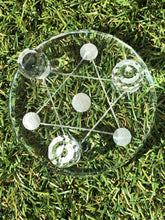 Load image into Gallery viewer, STAR 7 POINT GLASS SPHERE HOLDER TRAY
