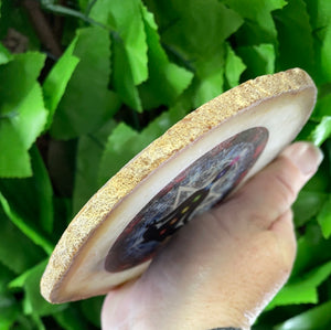 AGATE SLICE PRINTED CHAKRA