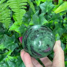 Load image into Gallery viewer, RUBY ZOISITE SPHERE
