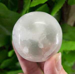 SELENITE (SATIN SPAR) SPHERE