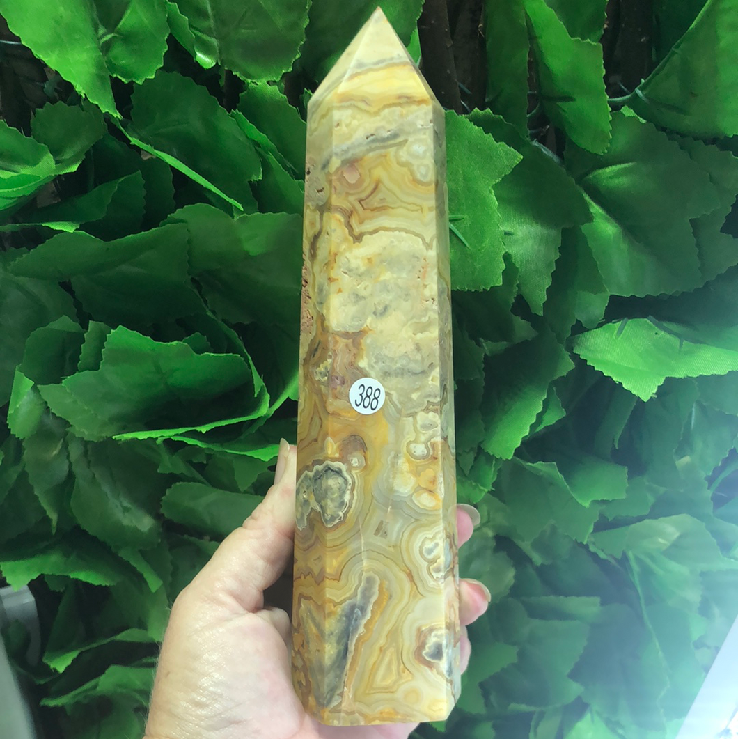 CRAZY LACE AGATE TOWER