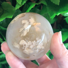 Load image into Gallery viewer, FLOWER AGATE SPHERE

