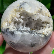 Load image into Gallery viewer, PYRITE QUARTZ SPHERE
