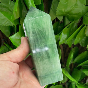 GREEN FLUORITE OBELISK