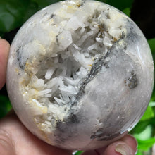 Load image into Gallery viewer, PYRITE QUARTZ SPHERE
