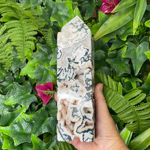 Load image into Gallery viewer, TREE AGATE DRUZY OBELISK TOWER
