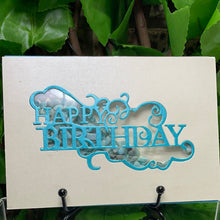 Load image into Gallery viewer, BIRTHDAY Amazonite“Shaker” CARD by Kel Co Card’s (49)
