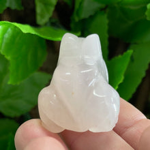 Load image into Gallery viewer, FROG CARVING ROSE QUARTZ
