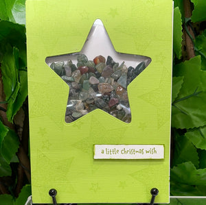 CHRISTMAS Moss Agate Chips “Shaker” CARD by Kel Co Card’s (21)