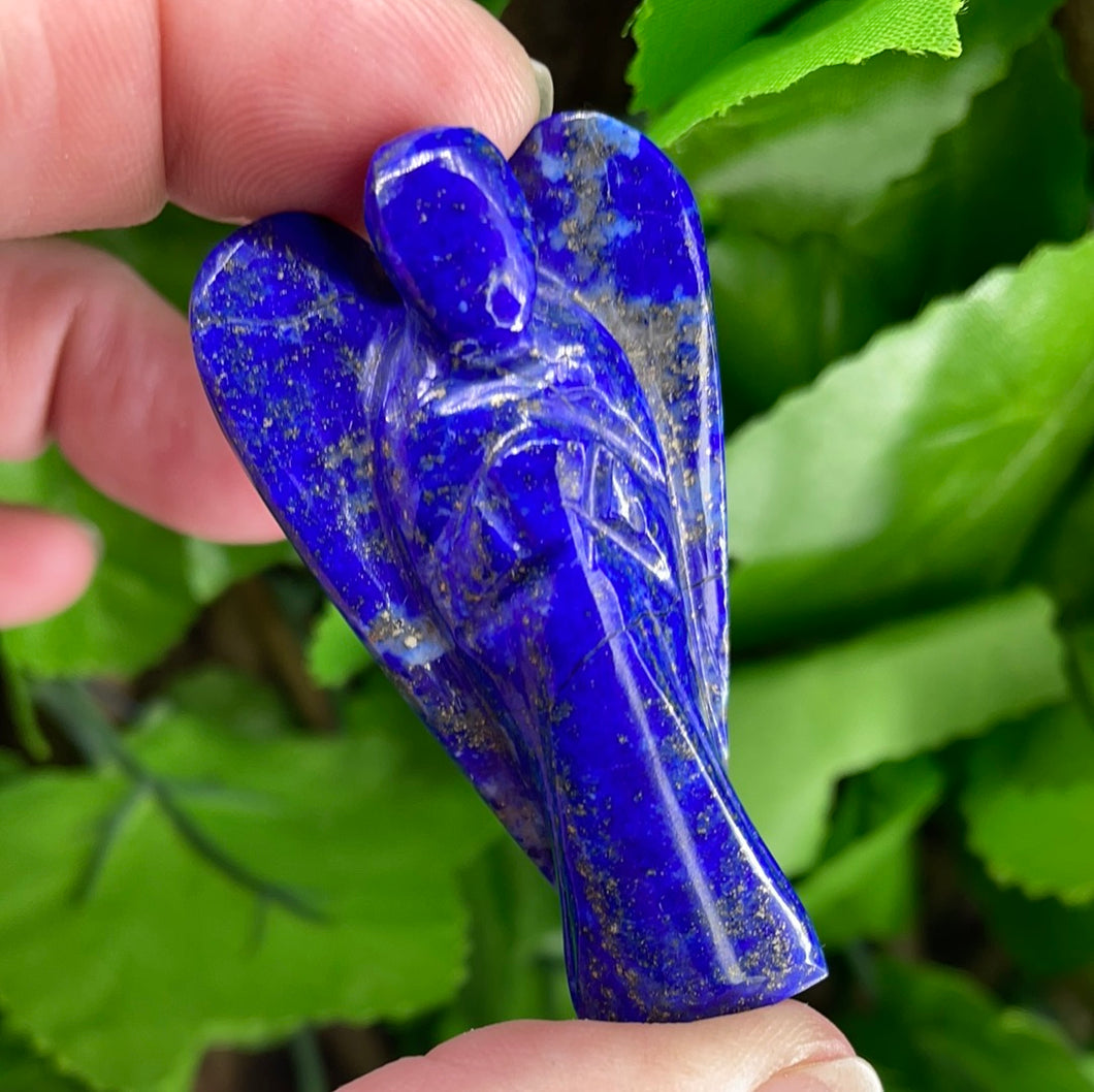 ANGEL CARVING - LAPIS LAZULI