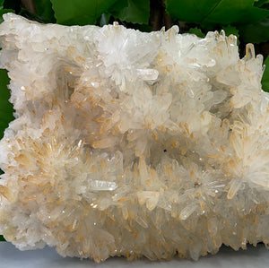 QUARTZ / CITRINE POINT CLUSTER