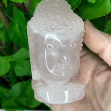 Load image into Gallery viewer, BUDDAH HEAD - ROSE QUARTZ CARING
