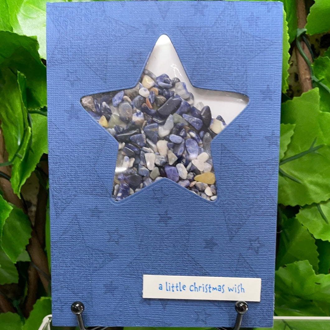 CHRISTMAS Sodalite Chips “Shaker” CARD by Kel Co Card’s (20)