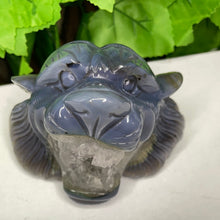 Load image into Gallery viewer, TIGER CARVING - AGATE DRUZY
