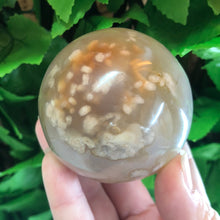 Load image into Gallery viewer, FLOWER AGATE SPHERE
