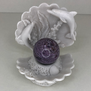 DOLPHIN SPHERE HOLDER STAND