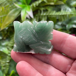 DRAGON CARVING GREEN AVENTURINE