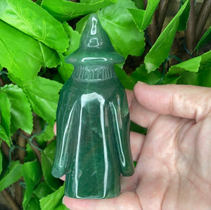 GREEN AVENTURINE - WIZARD CARVING