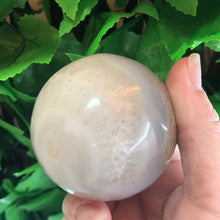 Load image into Gallery viewer, FLOWER AGATE SPHERE
