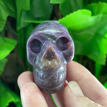 Load image into Gallery viewer, SKULL CARVING CHAROITE
