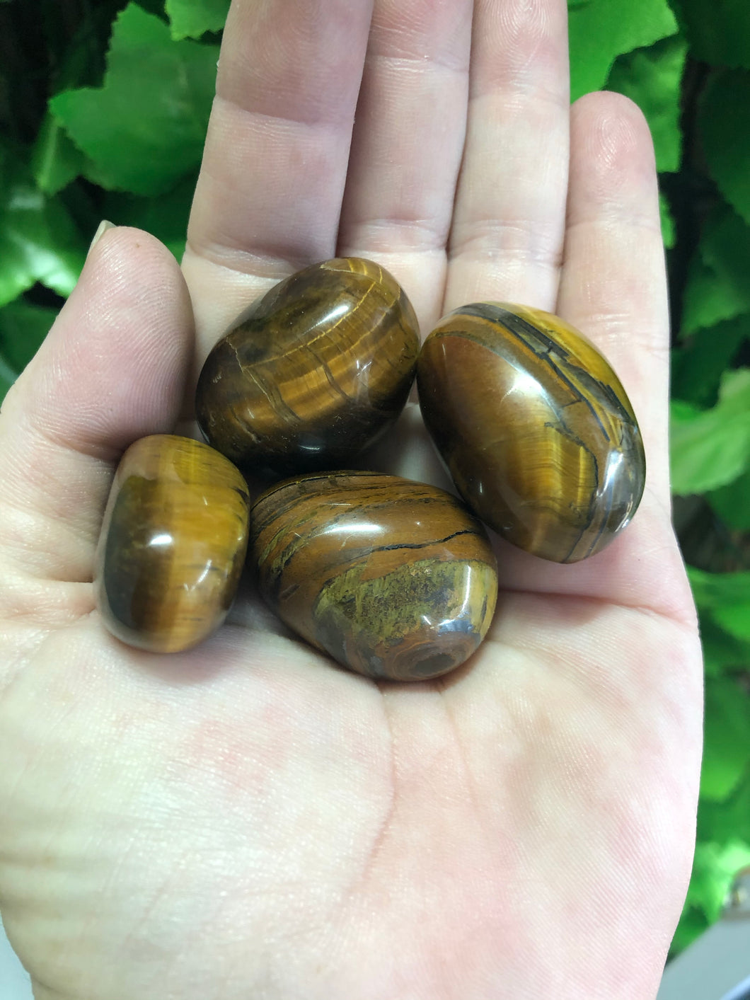 TIGERS EYE (Size - XL) TUMBLE STONE