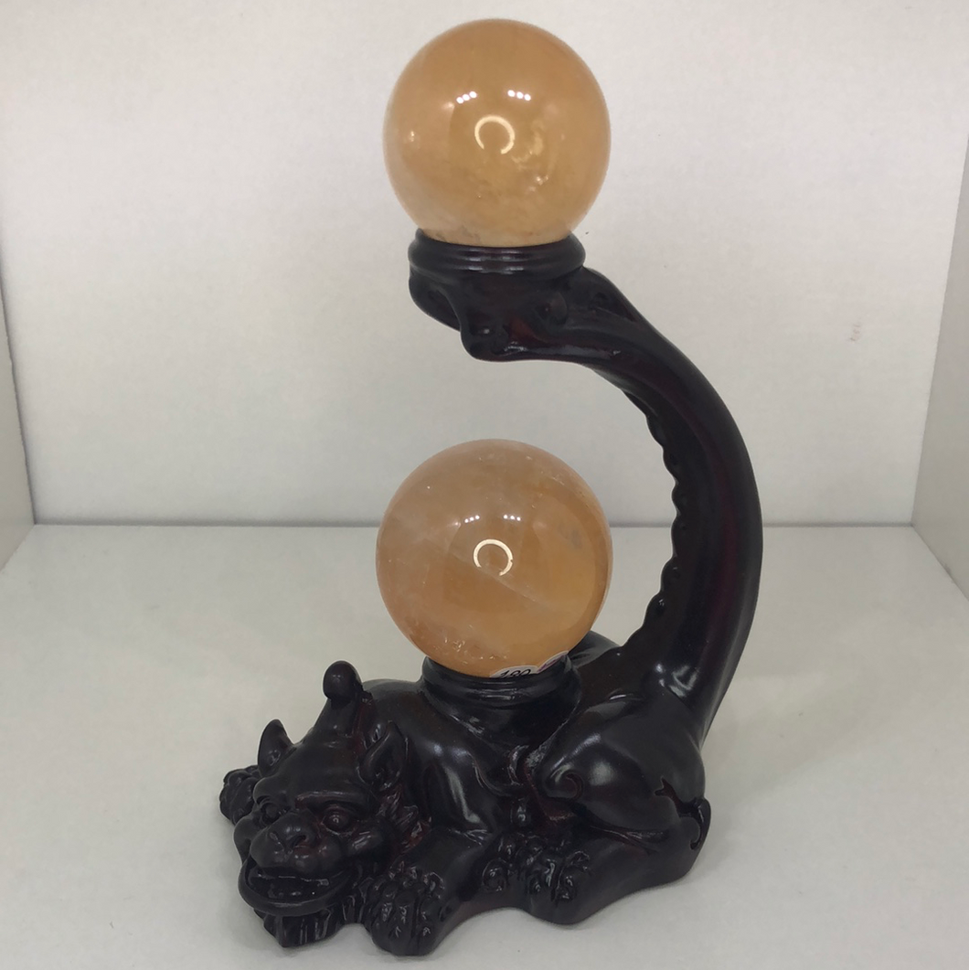 SPHERE HOLDER DRAGON DOUBLE