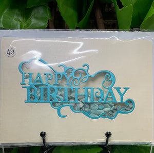 BIRTHDAY Amazonite“Shaker” CARD by Kel Co Card’s (49)
