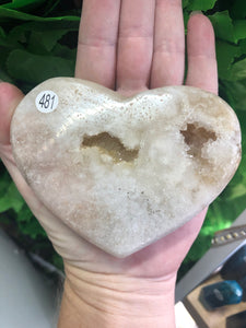 PINK AMETHYST HEART