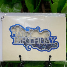 Load image into Gallery viewer, BIRTHDAY Lapis Lazuli  “Shaker” CARD by Kel Co Card’s (48)
