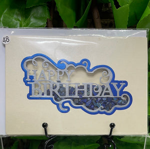BIRTHDAY Lapis Lazuli  “Shaker” CARD by Kel Co Card’s (48)