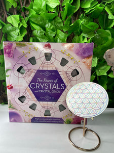 THE POWER OF CRYSTAL GRID SET + FREE MDF MINI GRID