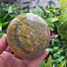 Load image into Gallery viewer, BUMBLE BEE JASPER - SPHERE
