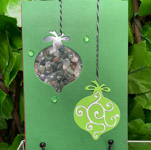 CHRISTMAS Moss Agate Chips “Shaker” CARD by Kel Co Card’s (29)