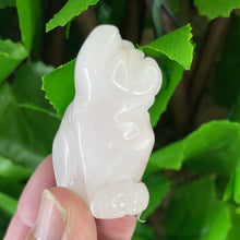 Load image into Gallery viewer, CAT CARVING - ROSE QUARTZ
