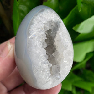 EGG CARVING - DRUZY AGATE