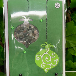 CHRISTMAS Moss Agate Chips “Shaker” CARD by Kel Co Card’s (29)