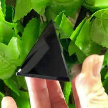 Load image into Gallery viewer, PYRAMID CARVING OBSIDIAN
