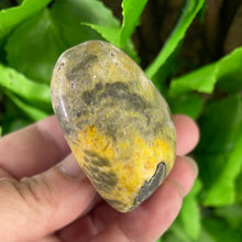 Load image into Gallery viewer, BUMBLE BEE JASPER HEART CARVING
