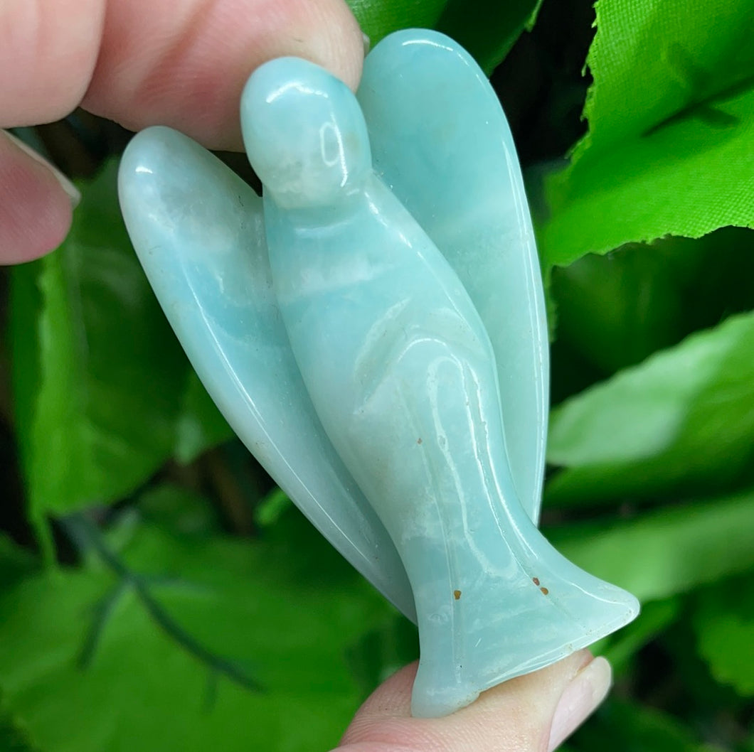 ANGEL CARVING - AMAZONITE