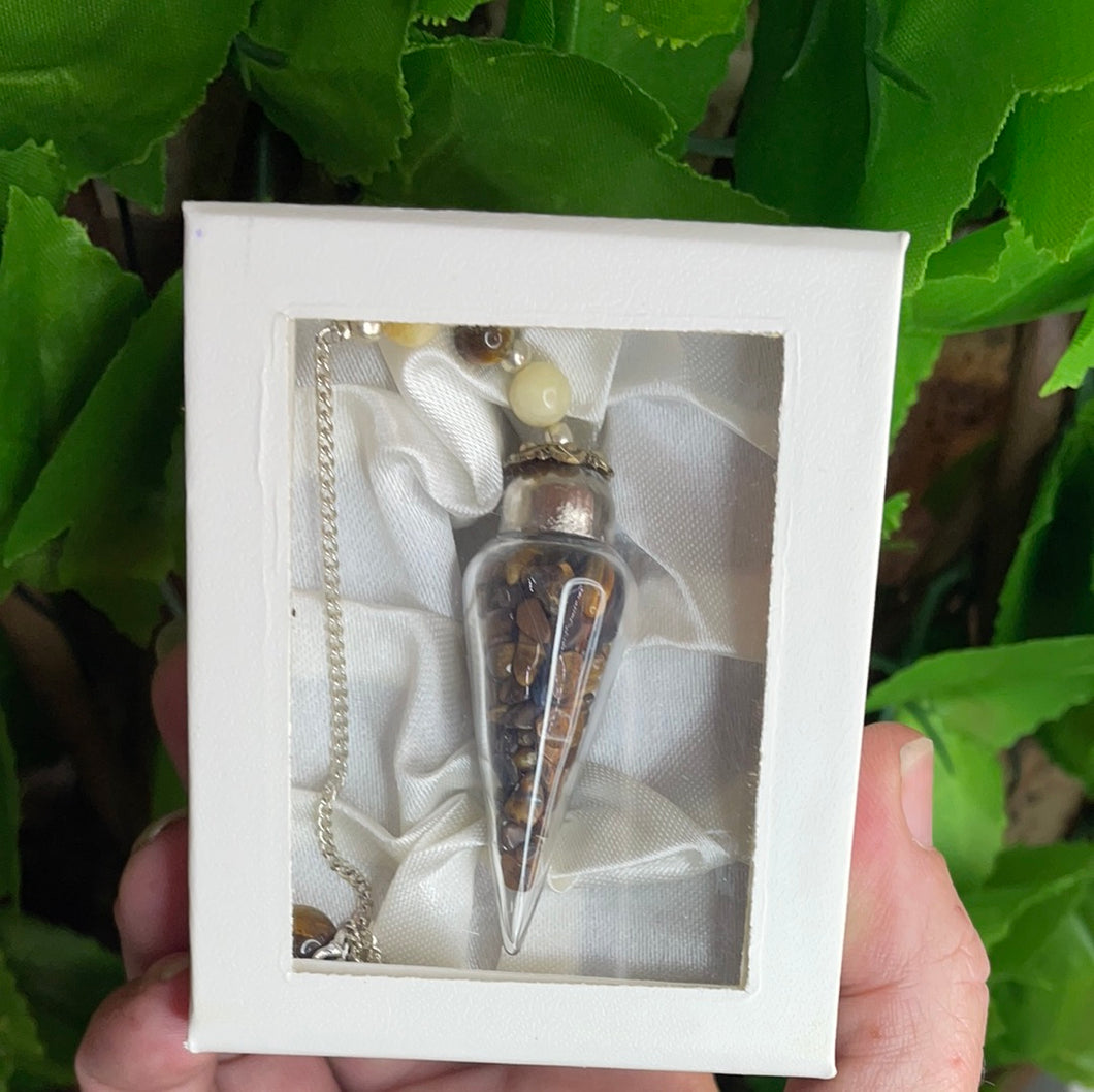 PENDULUM - TIGERS EYE GLASS
