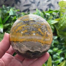 Load image into Gallery viewer, BUMBLE BEE JASPER - SPHERE
