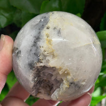 Load image into Gallery viewer, PYRITE QUARTZ SPHERE
