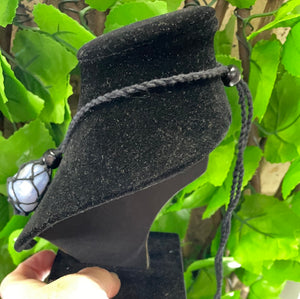 MACRAME TUMBLE STONE HOLDER