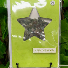 Load image into Gallery viewer, CHRISTMAS Moss Agate Chips “Shaker” CARD by Kel Co Card’s (21)
