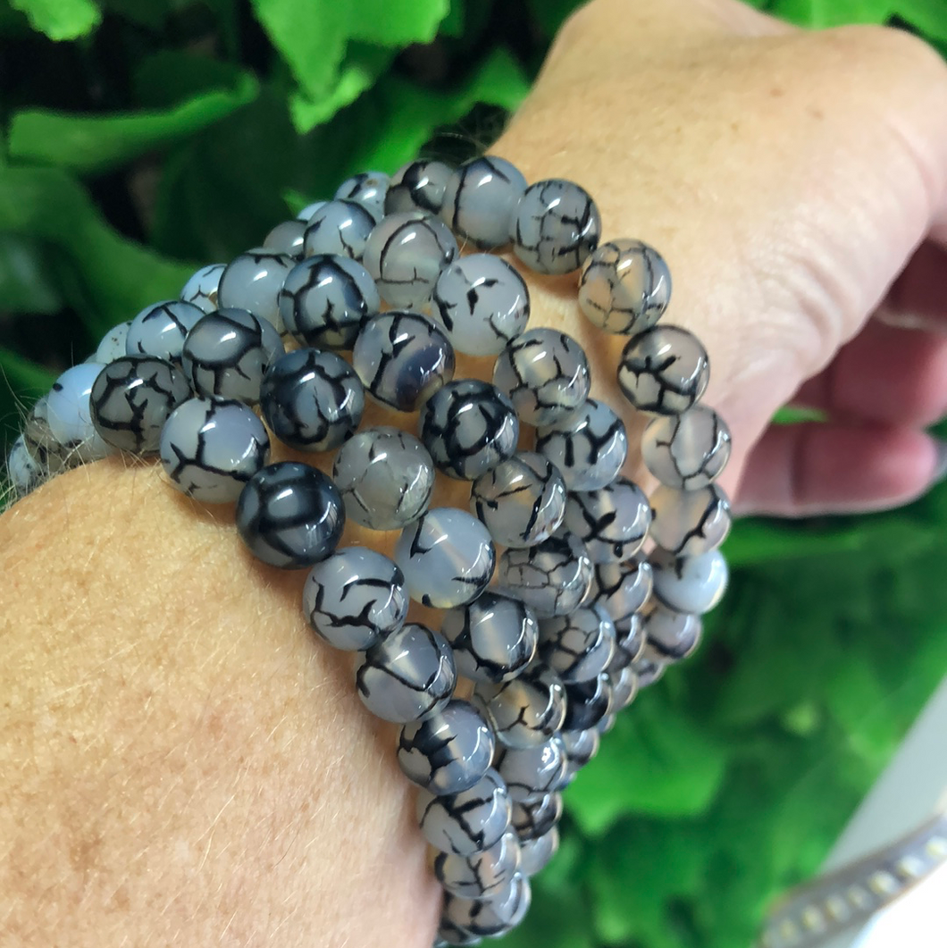 BRACELET- Dragon Vein Agate