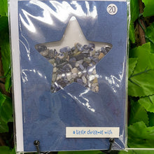 Load image into Gallery viewer, CHRISTMAS Sodalite Chips “Shaker” CARD by Kel Co Card’s (20)
